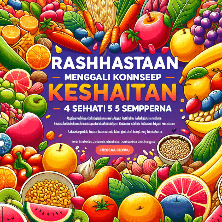 Rahasia Kesehatan: Menggali Konsep Makanan 4 Sehat 5 Sempurna untuk