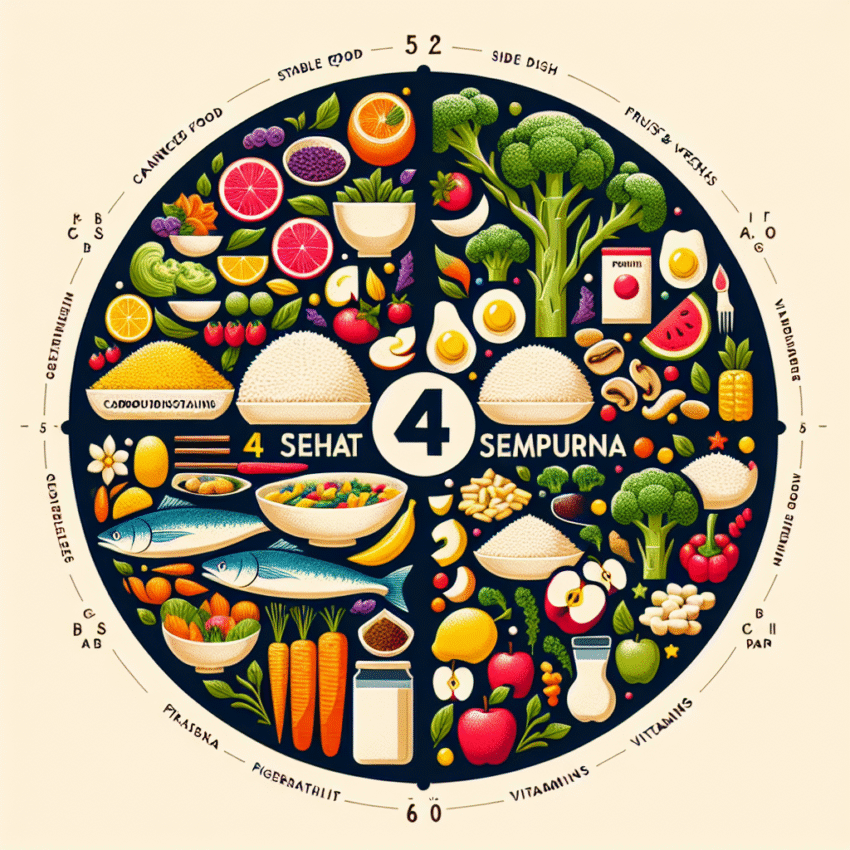Makanan yang Termasuk dalam Konsep 4 Sehat 5 Sempurna