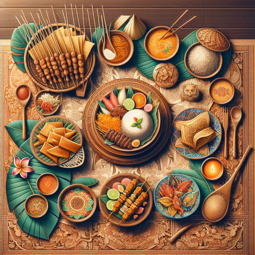 Rahasia di Balik Sketsa Makanan Indonesia yang Memikat Hati dan Selera